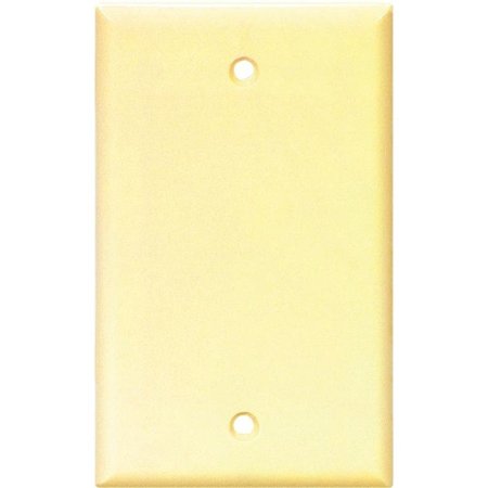 EATON WIRING DEVICES 2129 Wallplate, 412 in L, 234 in W, 008 in Thick, 1 Gang, Thermoset, Ivory 2129V-BOX